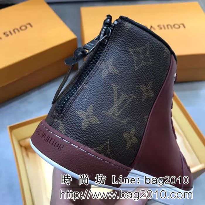 路易威登LV 高端品質 專櫃同步熱賣原版牛皮高幫男款 8FX2015